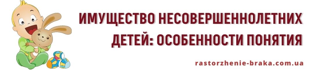 Имущество несовершеннолетних детей: особенности понятия Имущество несовершеннолетних детей: особенности понятия