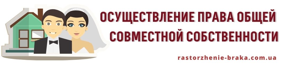 Совершение права общей совместной собственности Совершение права общей совместной собственности