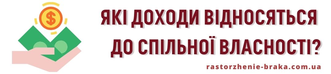 Які доходи відносяться до спільної власності?