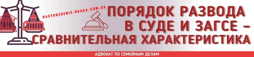 Порядок развода в суде и ЗАГСе – сравнительная характеристика